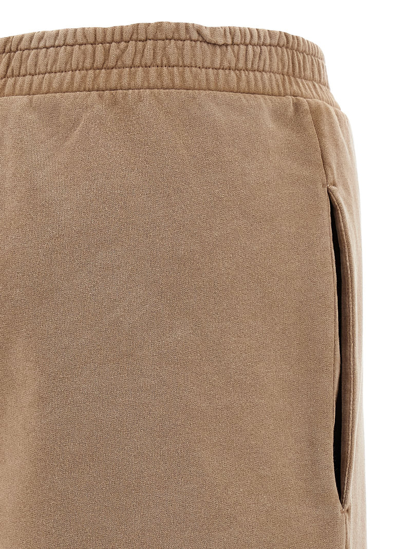 Brown Cotton Bermuda Shorts