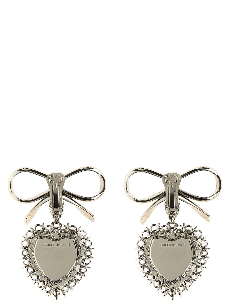 Silver Glass Earrings