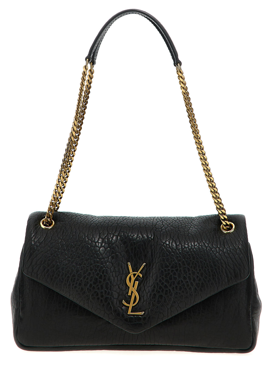 Black Leather Shoulder Bag