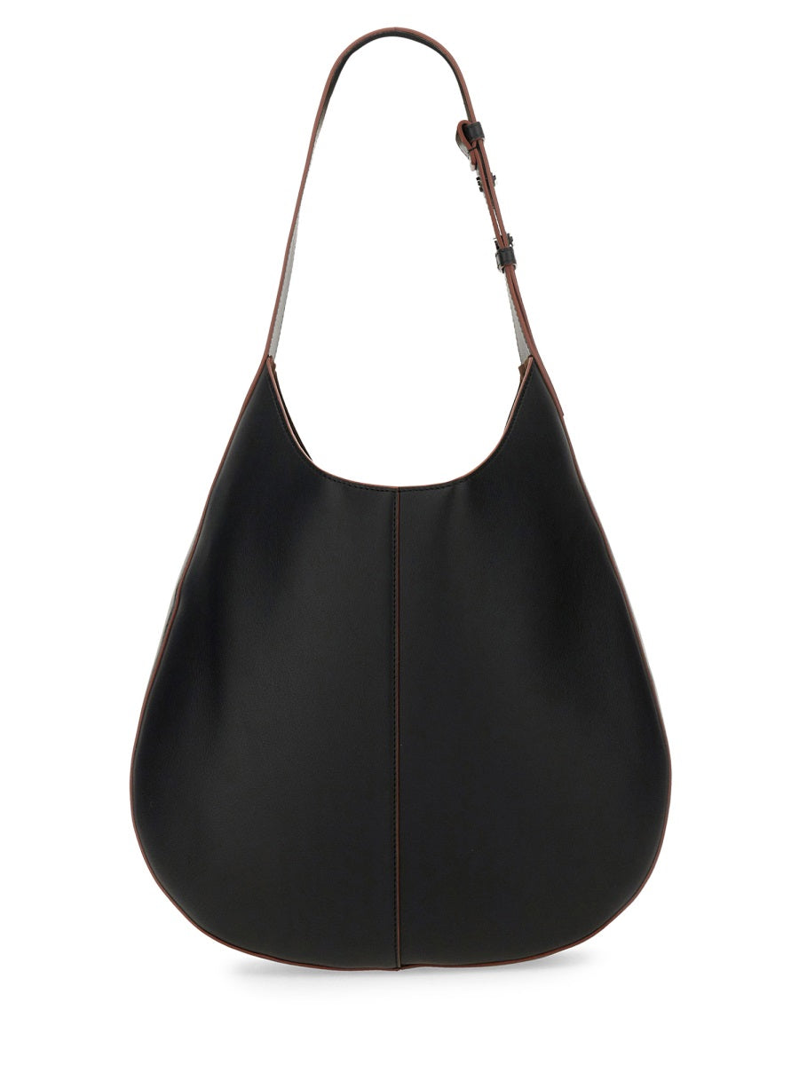 Tods Calfskin Hobo Bag — Black