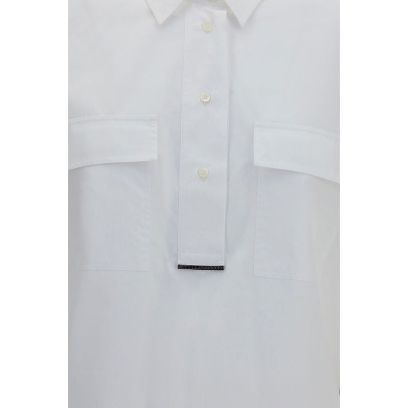 White Cotton Dress Shirt