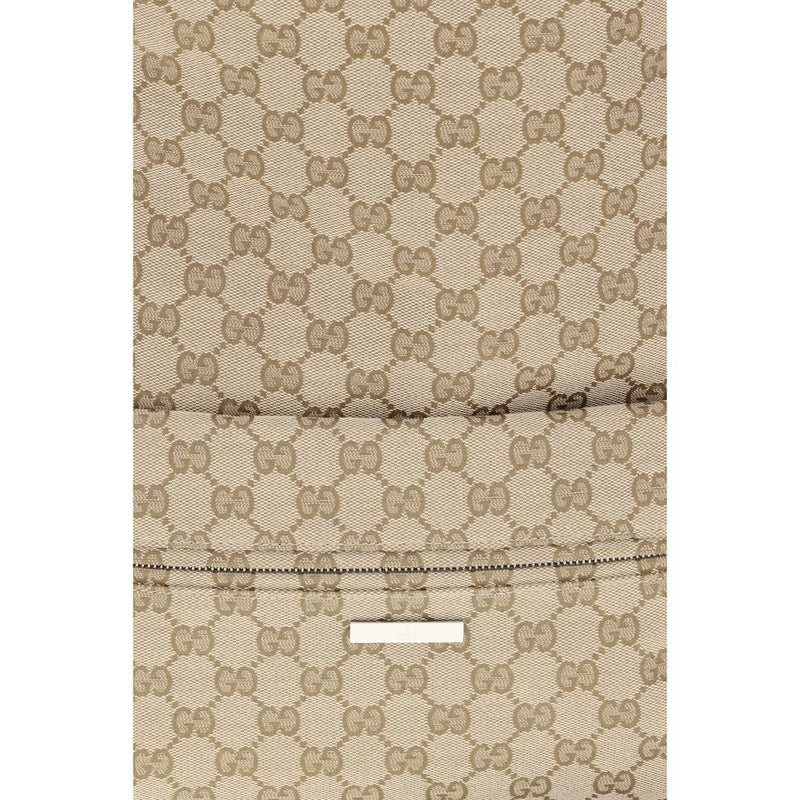Beige Fabric Backpack