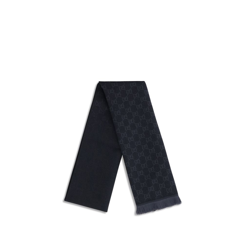 Black Wool Scarf