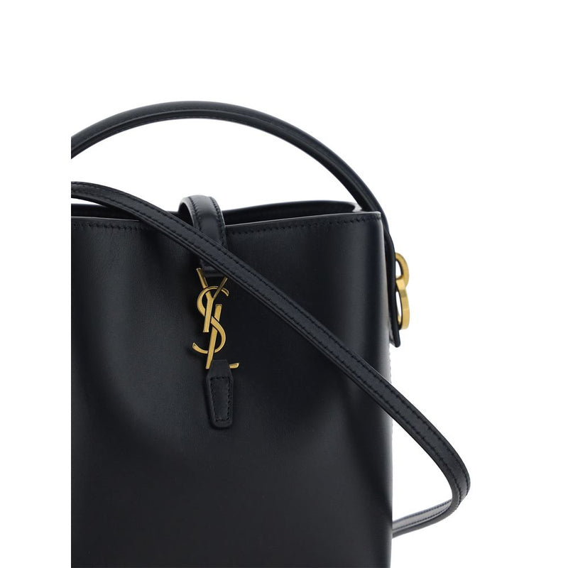 Black Calf Leather Bos Taurus Shoulder Bag