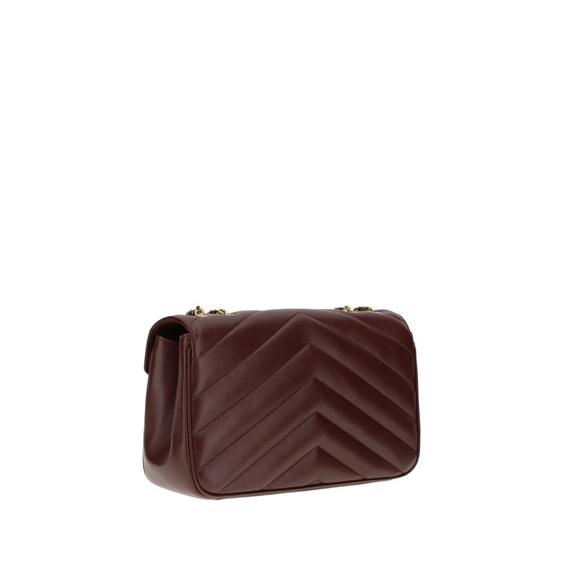 Bordeaux Lamb Ovis Aries Shoulder Bag