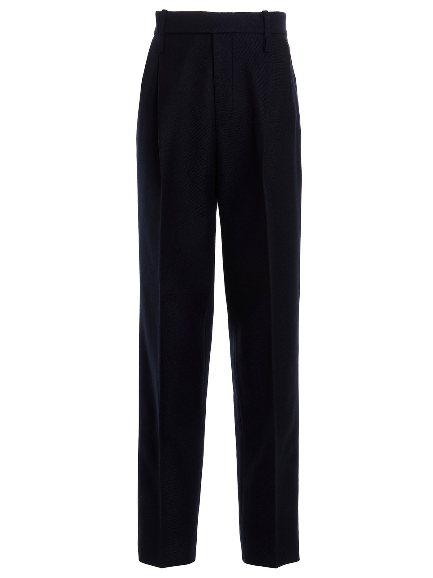 Blue Cashmere Casual Pants