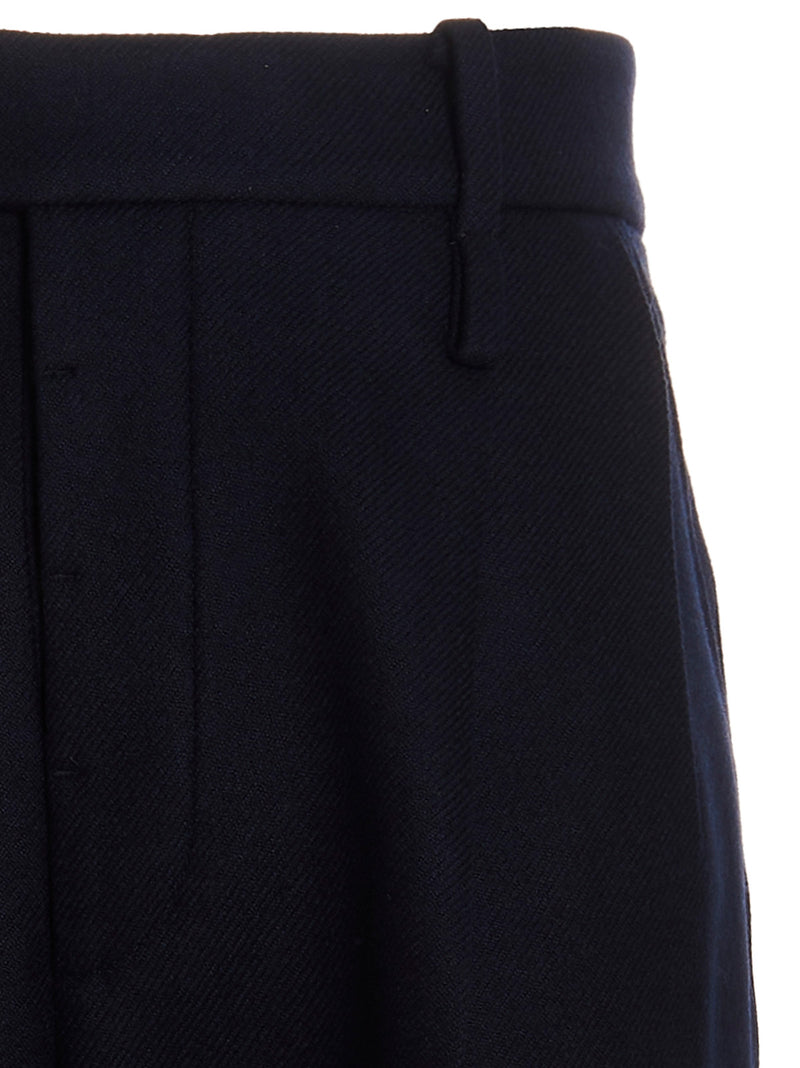 Blue Cashmere Casual Pants