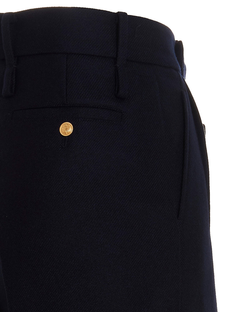 Blue Cashmere Casual Pants