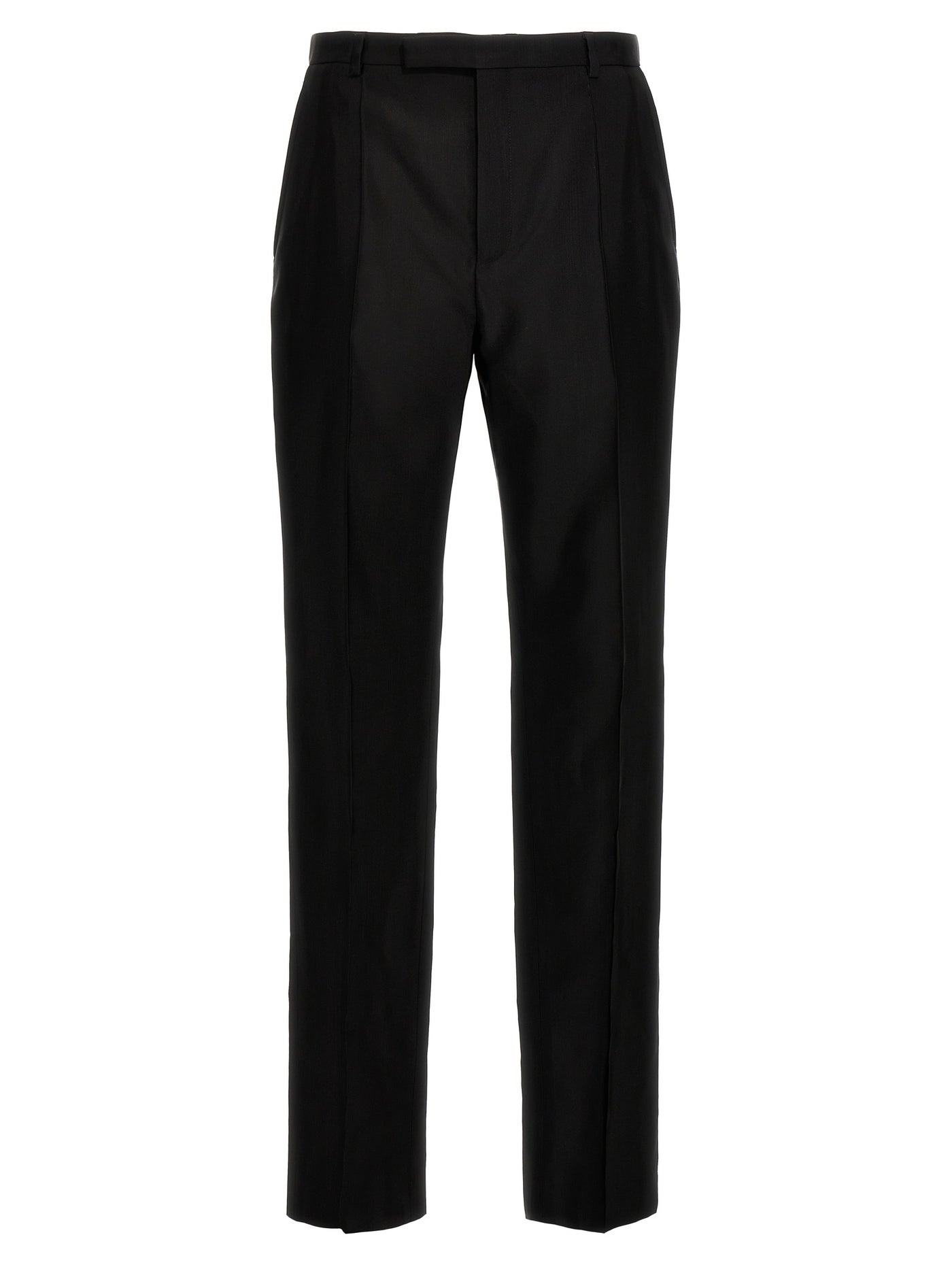 Black Acetate Dress Pants