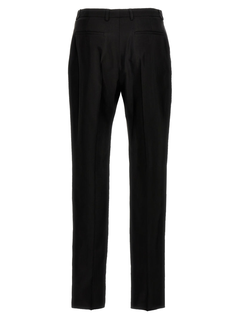 Black Acetate Dress Pants