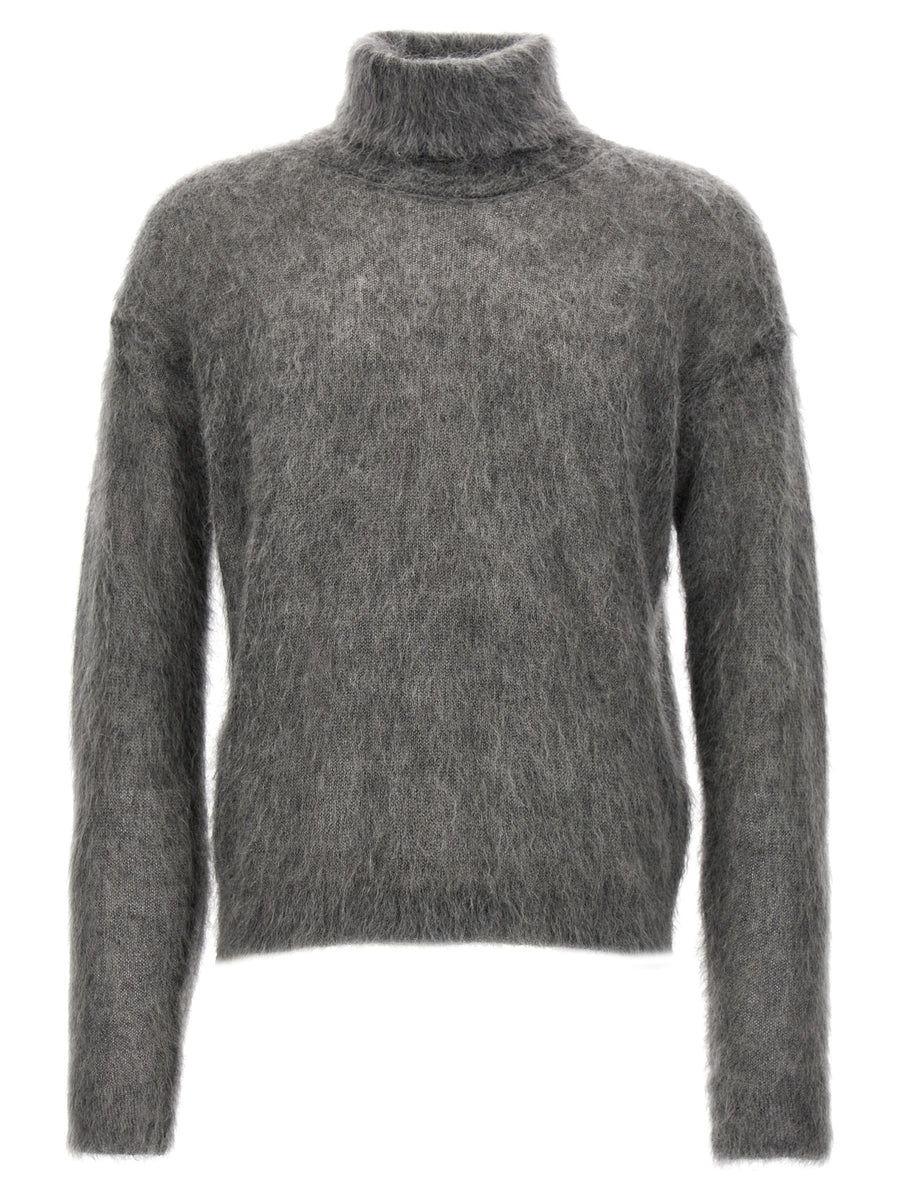 Gray Wool Cardigan