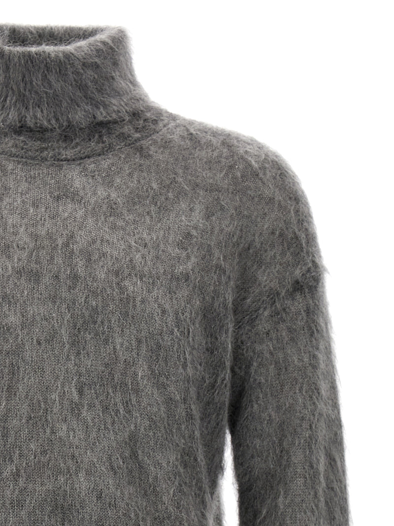 Gray Wool Cardigan