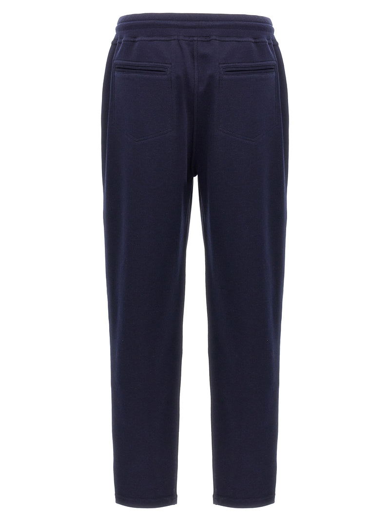 Blue Cotton Joggers (Workout Pants)