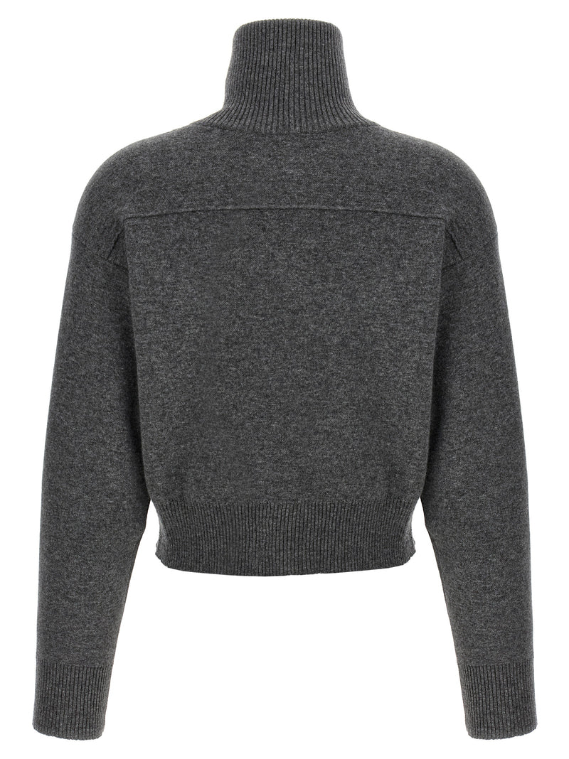 Gray Cashmere Cardigan
