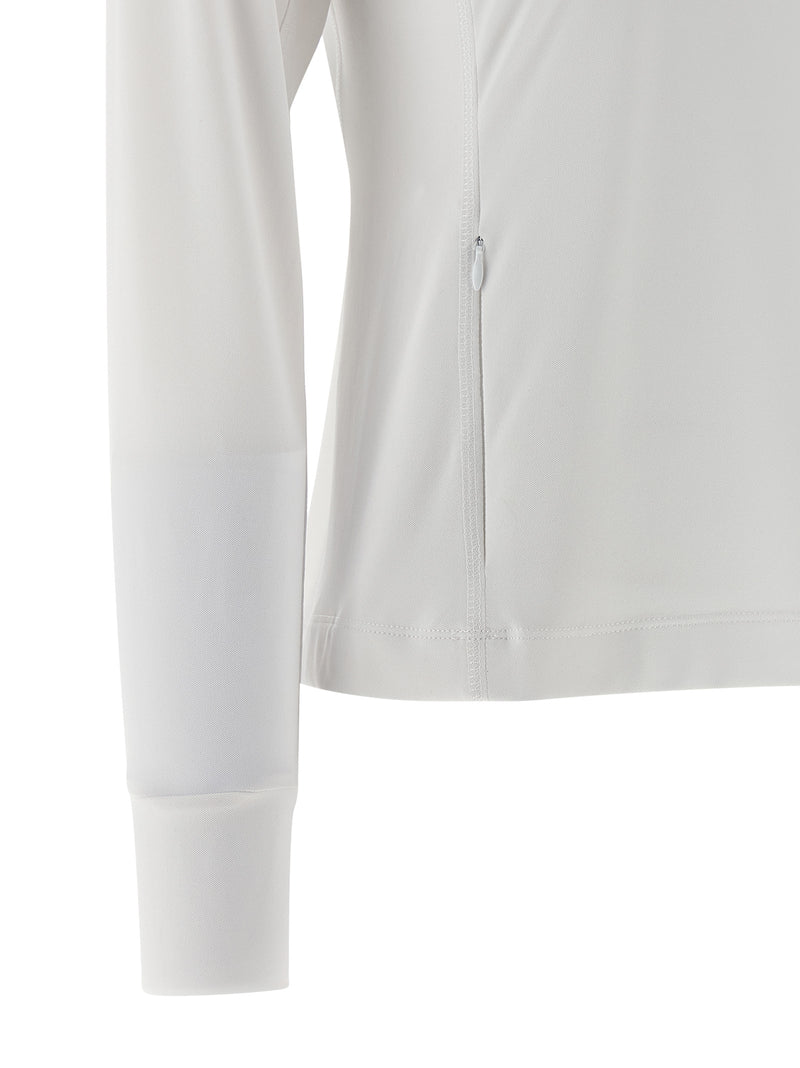 White Polyamide Cardigan