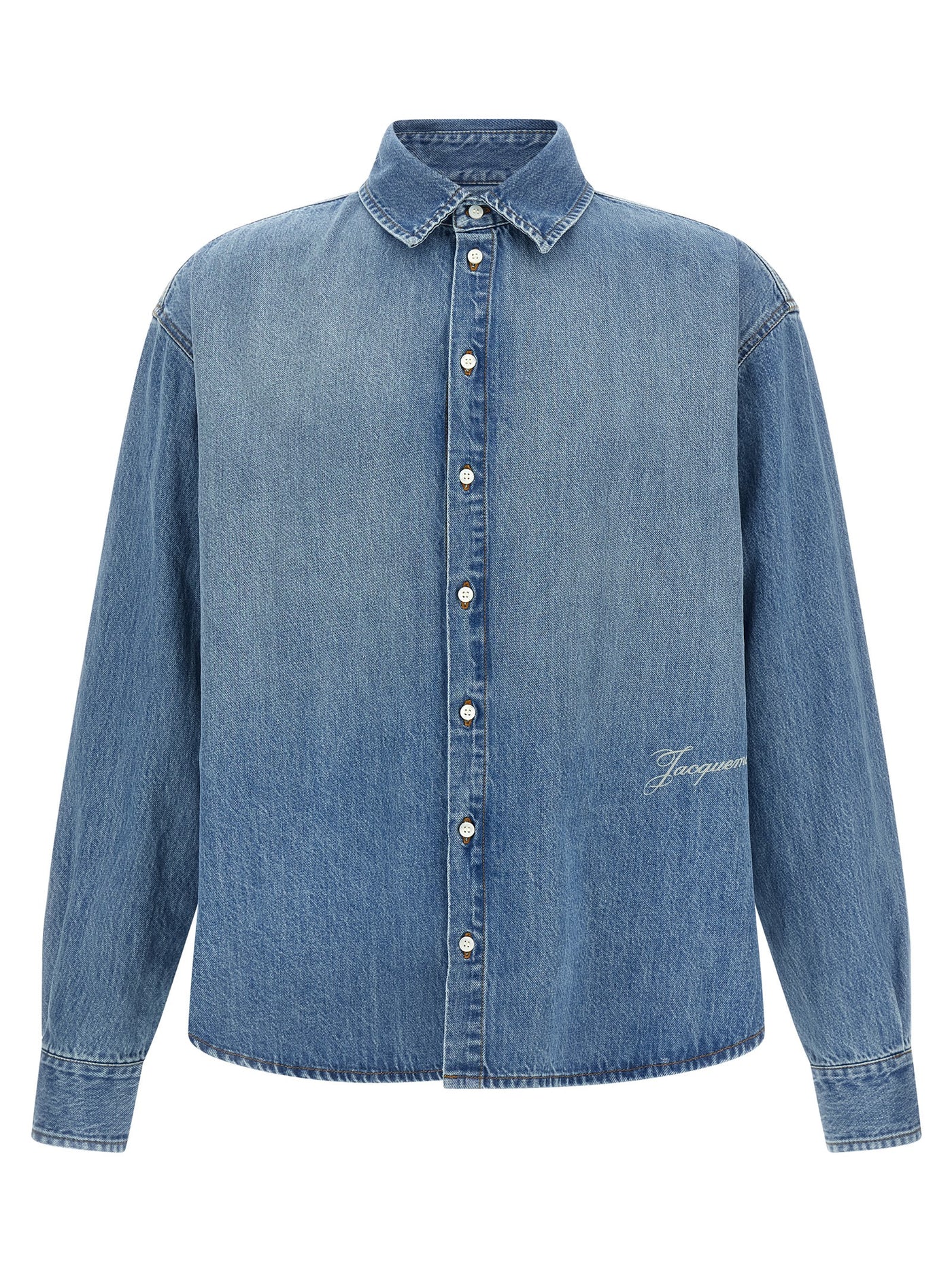 Blue Cotton Blouse