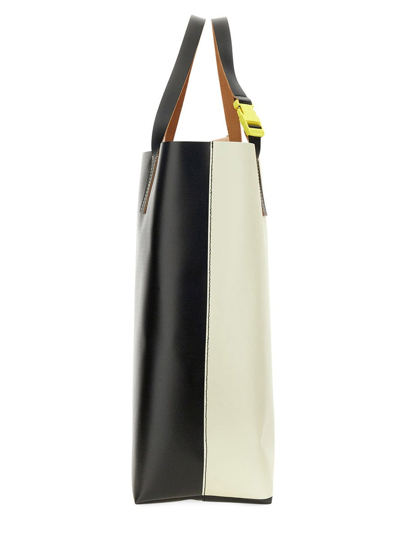 Marni Tribeca Shoulder Bag — Multicolor Polyurethane Polyester