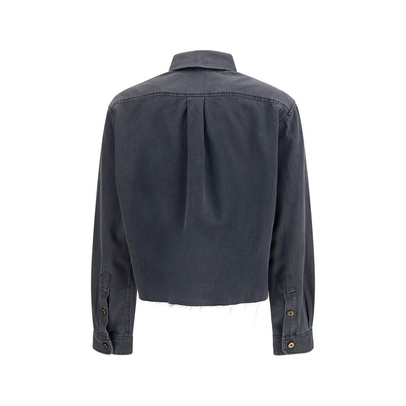 Gray Denim Shirt