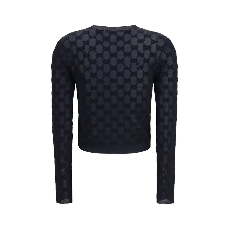 Black Viscose Cardigan