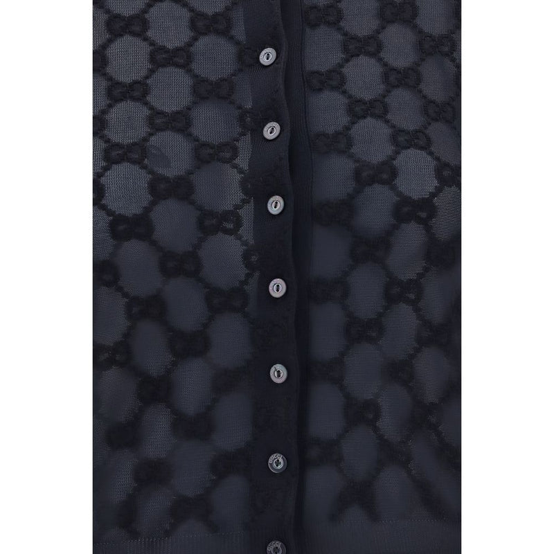 Black Viscose Cardigan