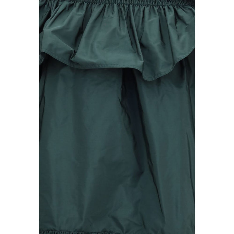Bicolor Polyamide Casual Dress