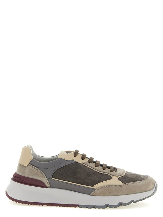 Multicolor Calfskin Athletic Sneakers