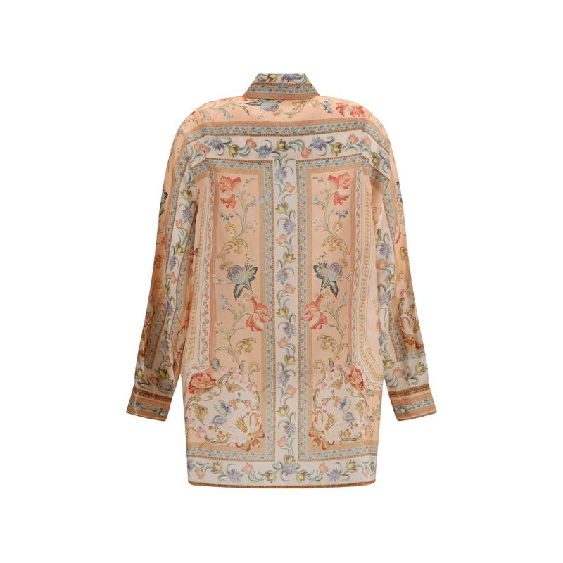 Multicolor Silk Pattern Shirt