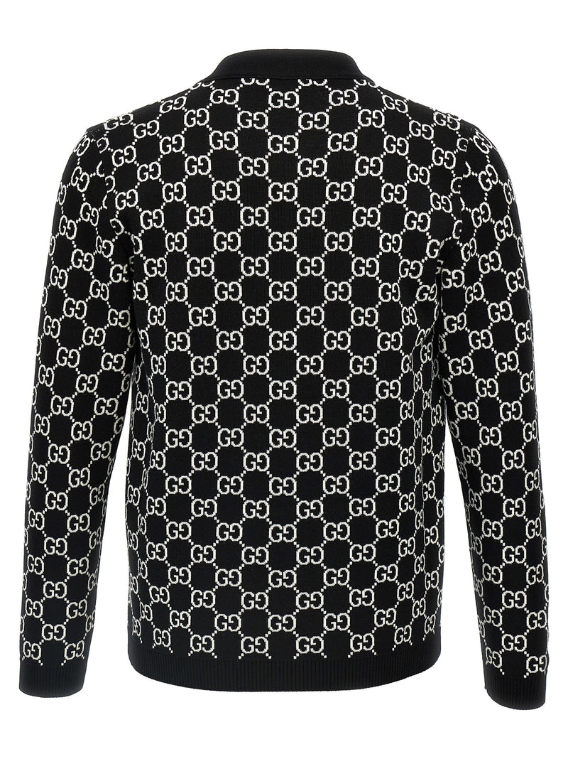 Bicolor Wool Cardigan