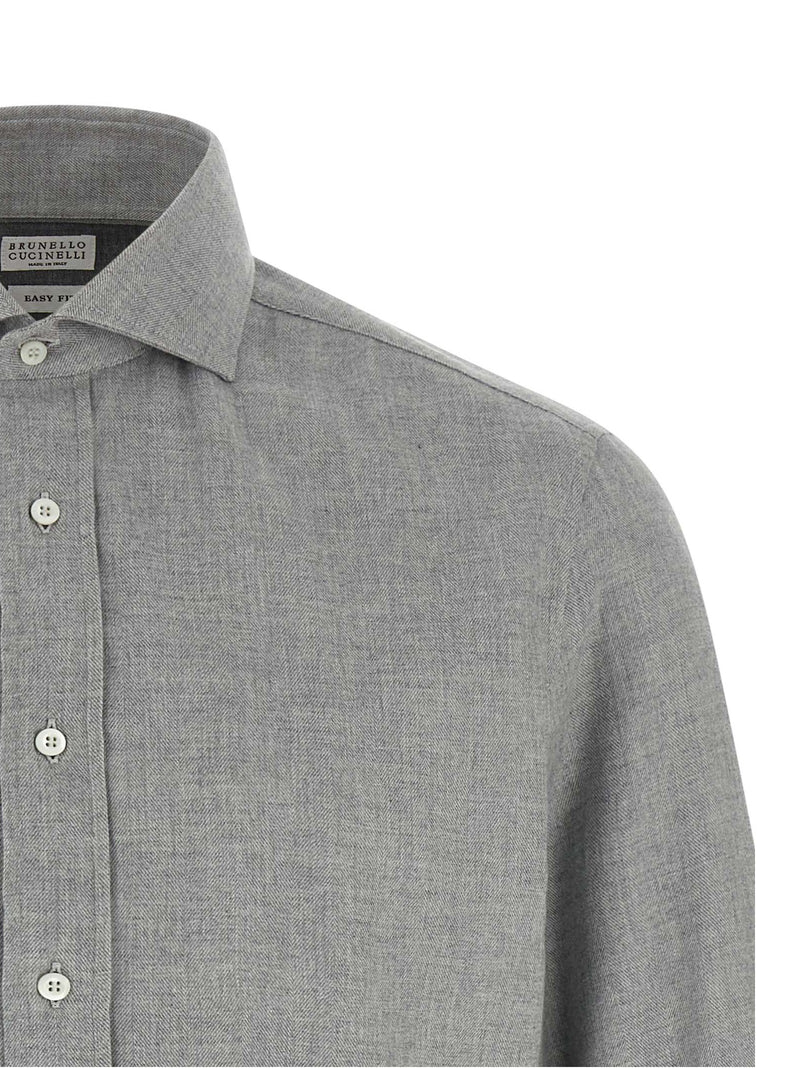 Gray Cotton Blouse