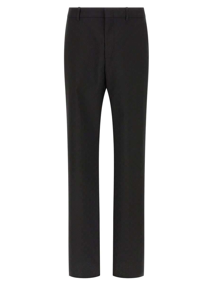 Black Polyester Dress Pants