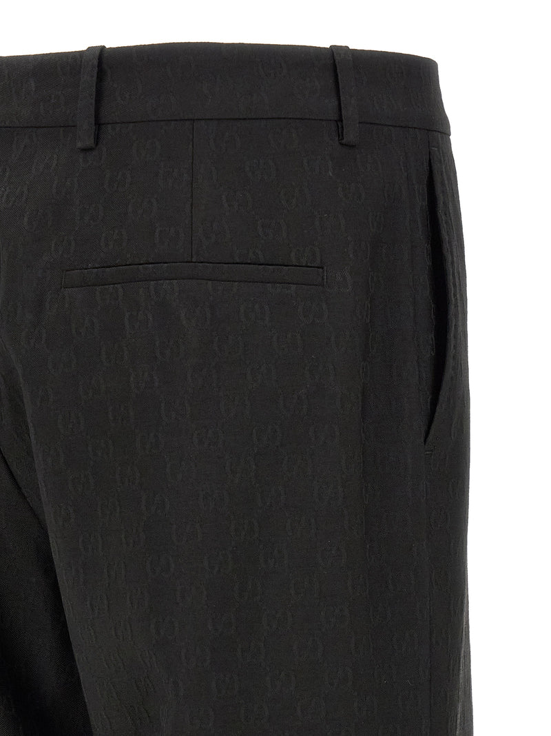 Black Polyester Dress Pants