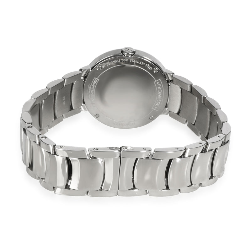 Baume & Mercier Promesse Moa10157 Womens Watch Stainless Steel Silver Wrist