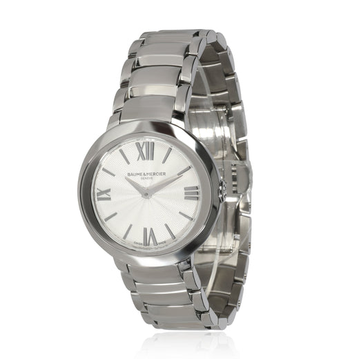 Baume & Mercier Promesse Moa10157 Womens Watch Stainless Steel Silver Wrist