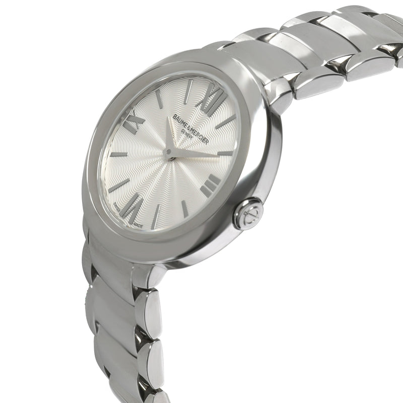 Baume & Mercier Promesse Moa10157 Womens Watch Stainless Steel Silver Wrist