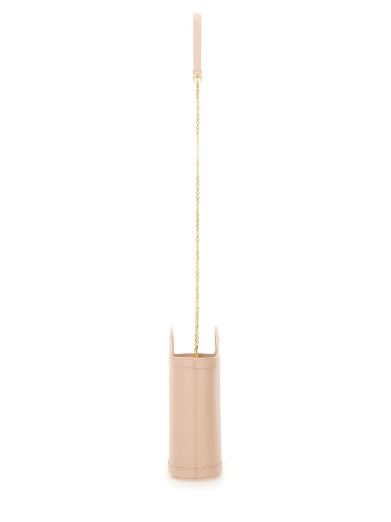 Marni Tropicalia Nano Shoulder Bag — Pink Calf Leather