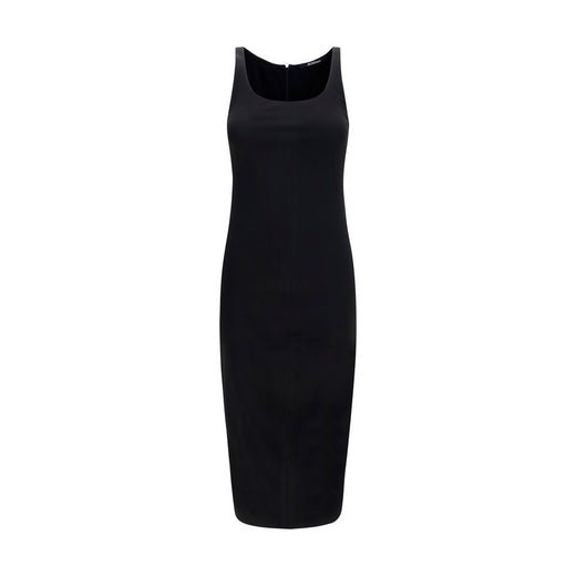 Black Viscose Casual Dress