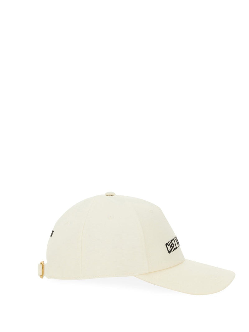 Valentino Garavani 6w2hda41fvh_0an Baseball Cap — Ivory Cotton Caps