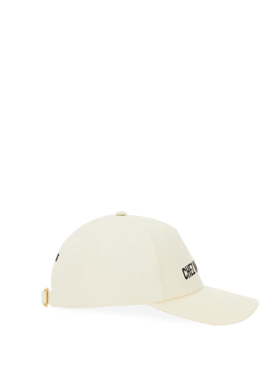 Valentino Garavani 6y2hda41fvh_0an Baseball Cap — Ivory Cotton Caps