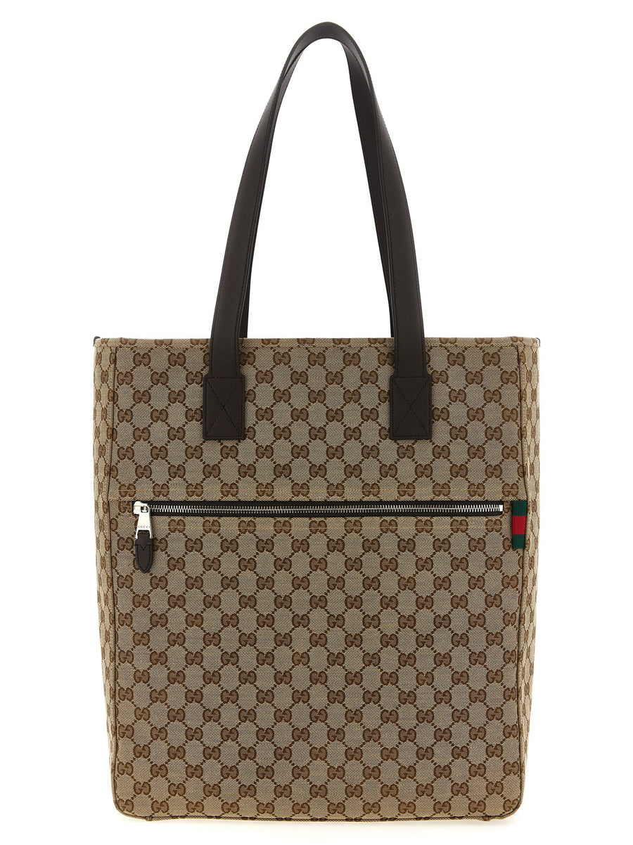 Brown Polyester Shoulder Bag