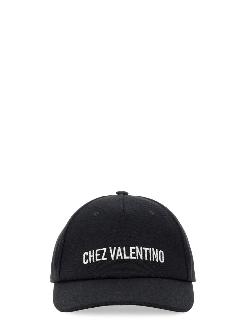 Valentino Garavani 6y2hda41fvh_0na Baseball Cap — Black Cotton Caps