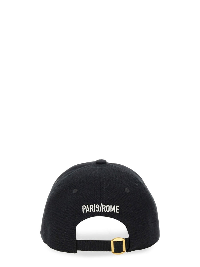 Valentino Garavani 6y2hda41fvh_0na Baseball Cap — Black Cotton Caps