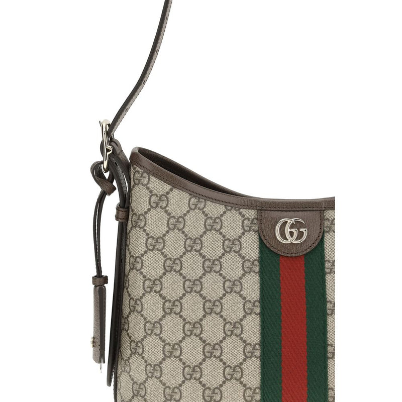 Beige Fabric Handbag