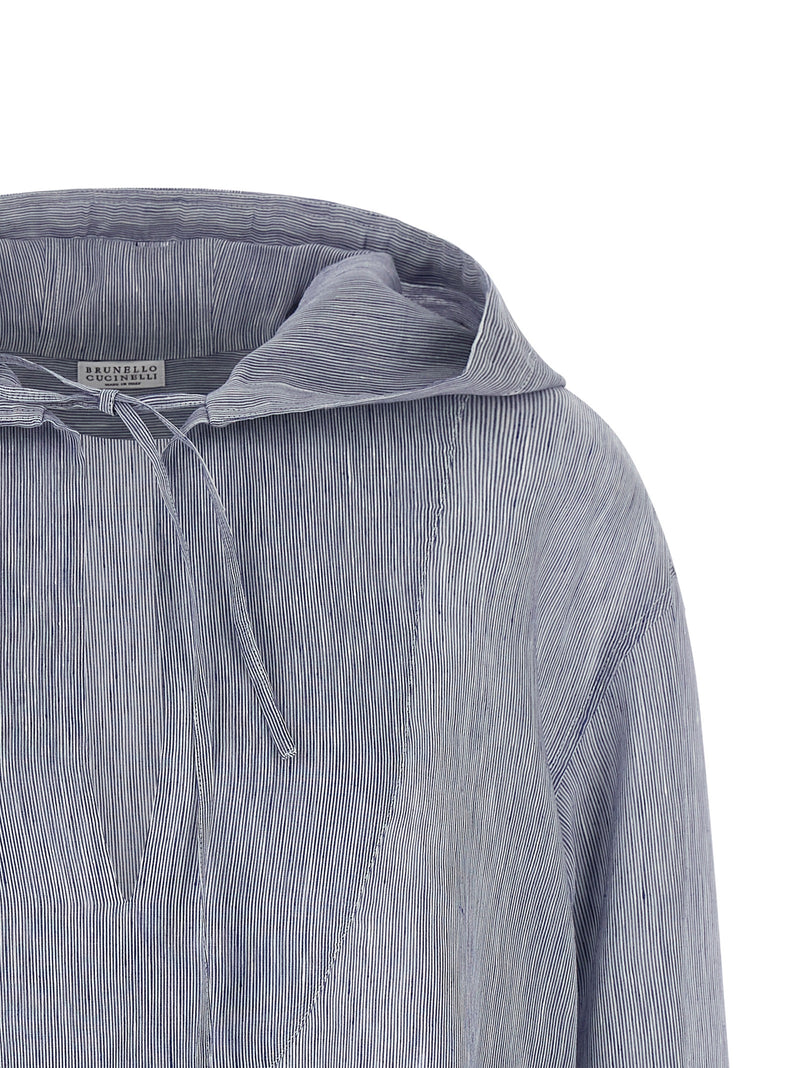 Blue Linen Blouse