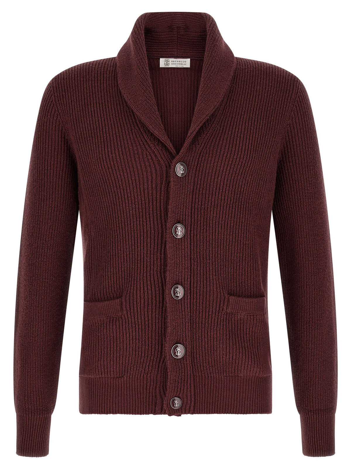 Bordeaux Cotton Cardigan