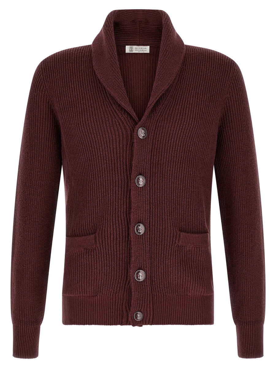 Bordeaux Cotton Cardigan