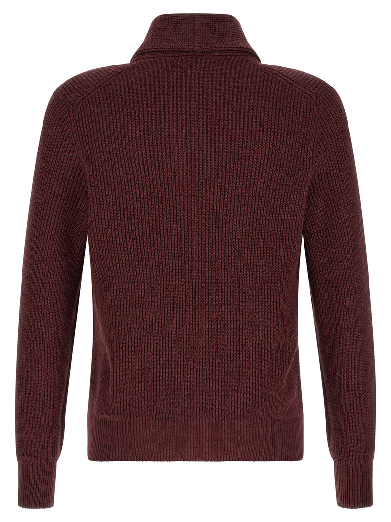 Bordeaux Cotton Cardigan