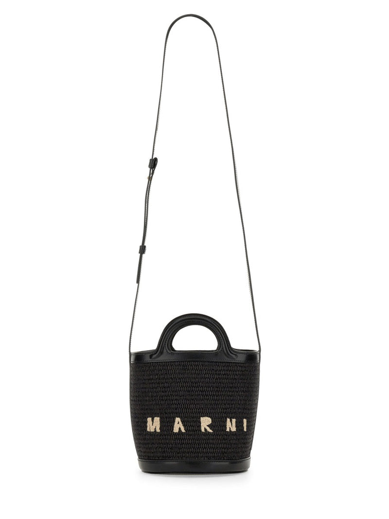 Marni Tropicalia Mini Bag — Black Body: Cotton