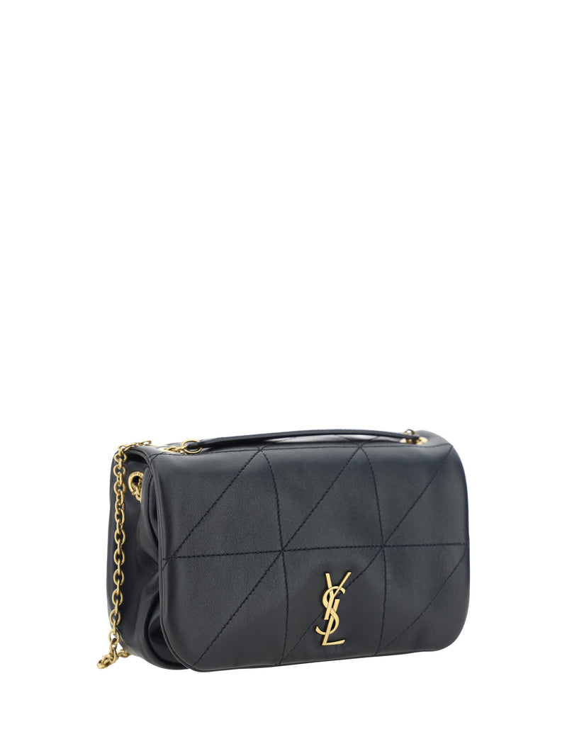 Saint Laurent Jamie Shoulder Bag — Black Lamb Ovis Aries