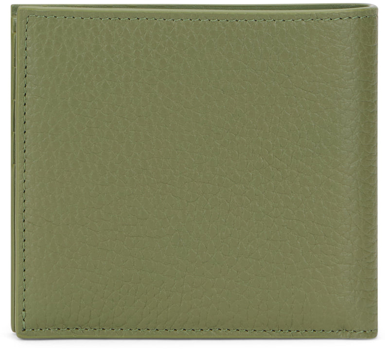 Celine Hammered Calf Skin Wallet — Green & Cardholders