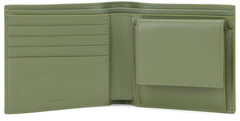 Celine Hammered Calf Skin Wallet — Green & Cardholders